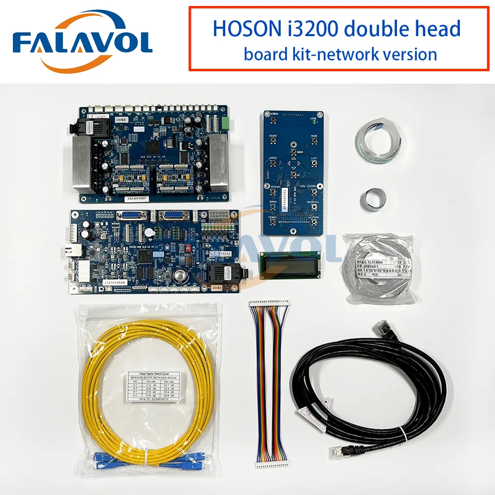 

Плата FALAVOL Hoson для Epson i3200/4720, комплект платы с двойной головкой для сетевой версии принтера UV/ECO на основе растворителя/воды