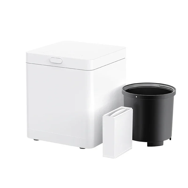 OEM 2.5L Smart Waste Kitchen Composter Turning Food Waste to Compost Electric Compost Bin Factory Whole Customized White