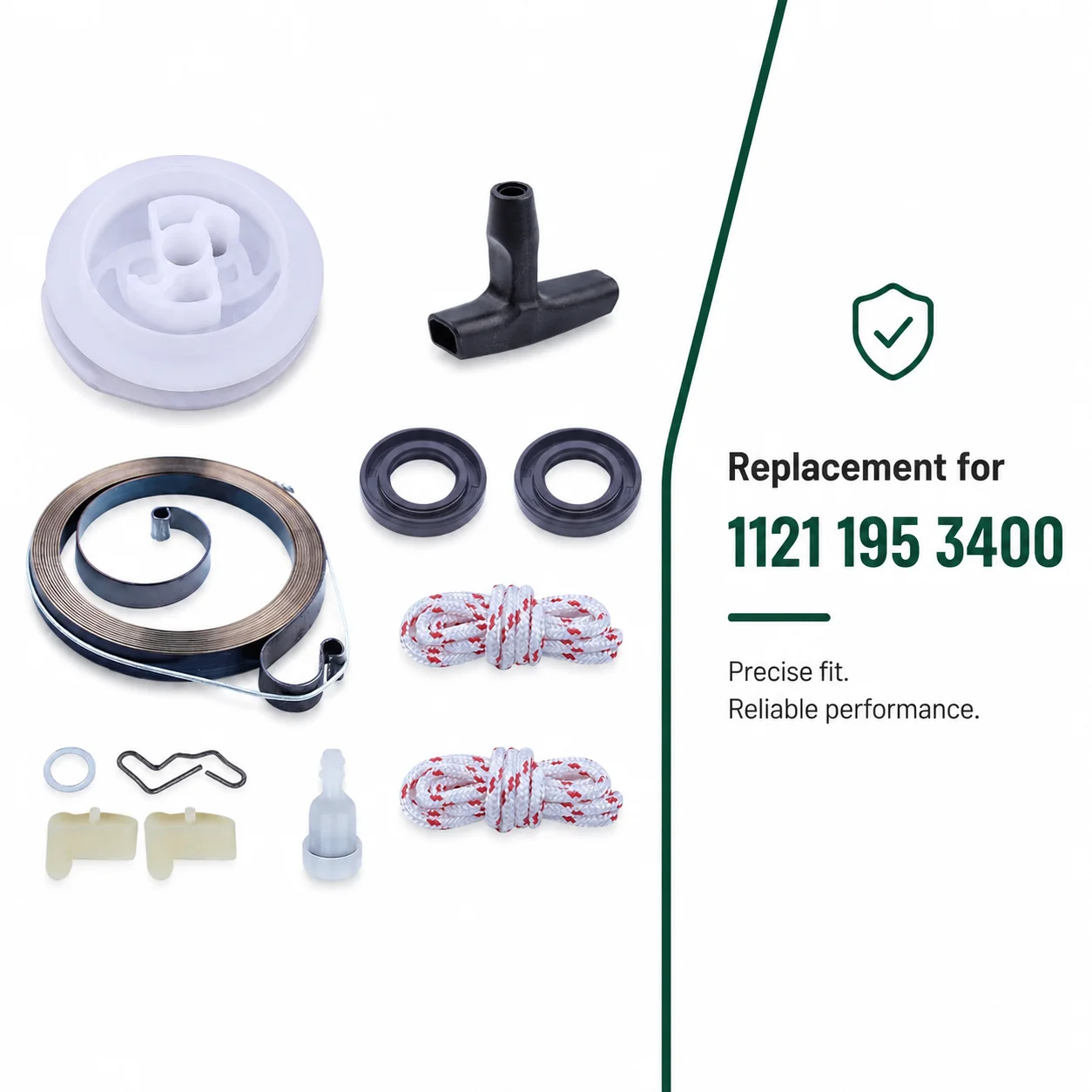 1121 195 3400 Recoil Pull Start Starter Repair Kit For Stihl 029 039 MS290 MS390 Chainsaw Parts Replacement Accessories Saw Tool