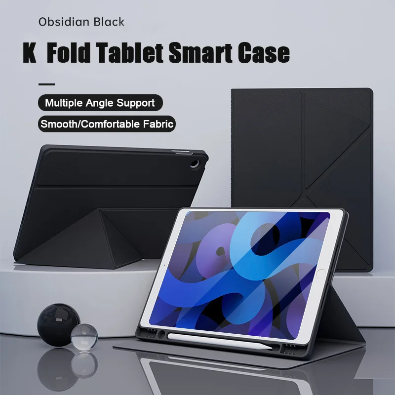 GEFENIS Case For IPad Air 11 4th 5th 10.9 1 2 9.7 Foldable Stand Cover IPad 11th 11 10th 10.9 Pro 11 7th 8th 9th 10.2 Mini 6 7 8