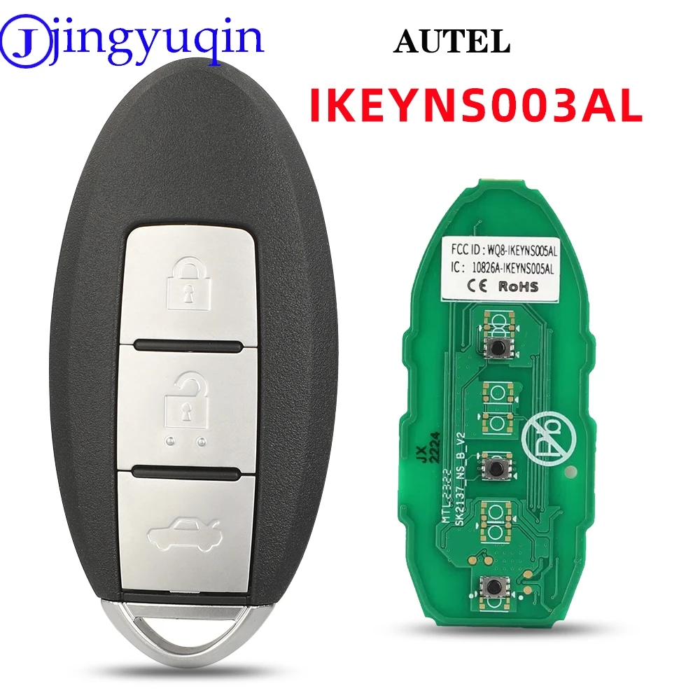 

jingyuqin AUTEL IKEYNS003AL For Nissan 3 Buttons Smart Universal Full Key