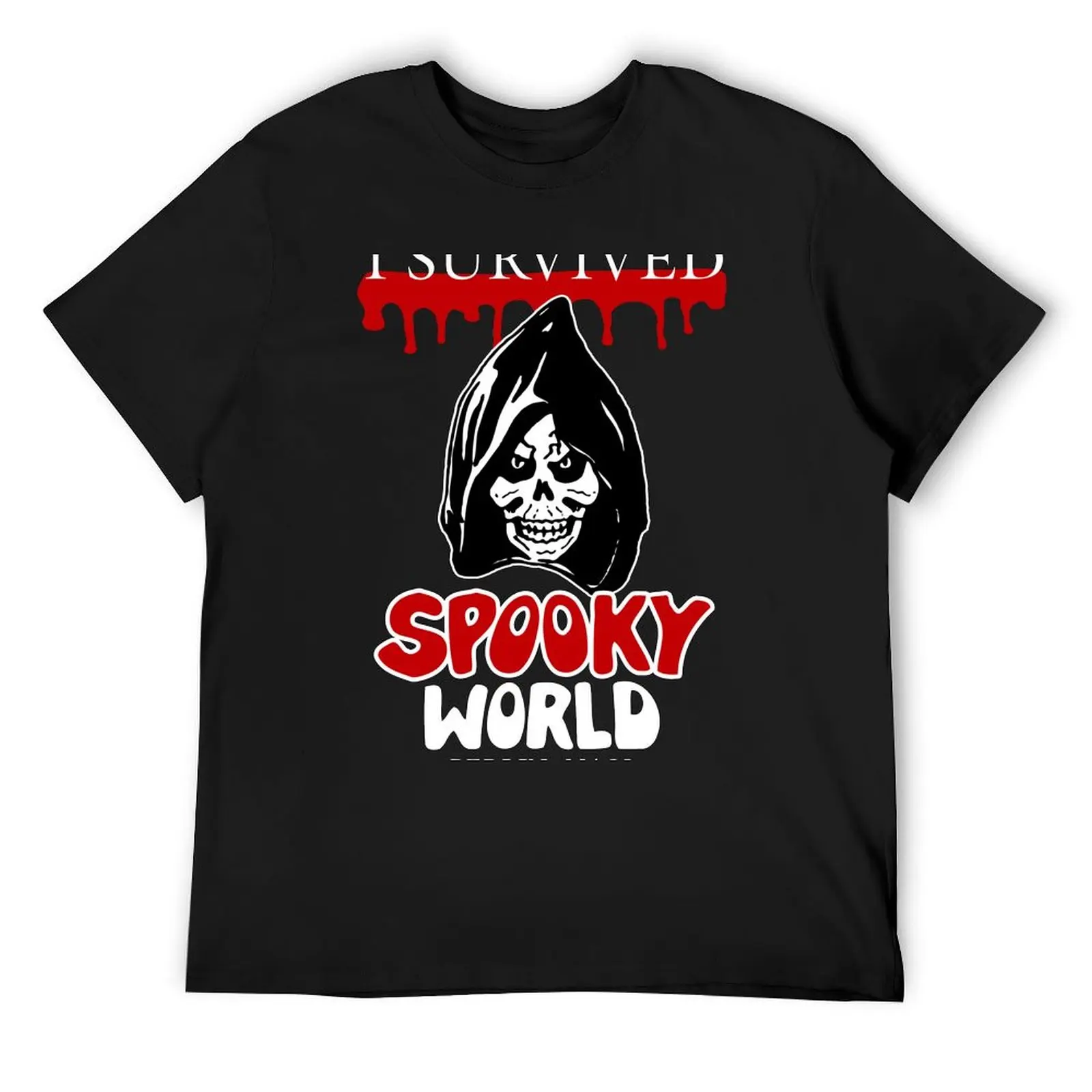 

I Survived Spooky World T-Shirt customs sublime shirts graphic tees new edition tshirts for men