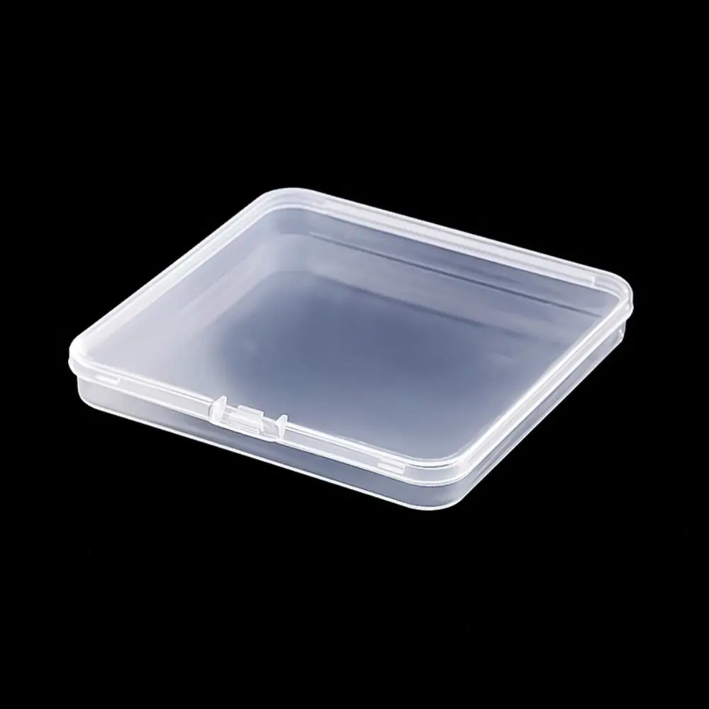 Portable Square Packing Storage Box Transparent Plastic Jewelry Beads Container Durable Small Items Case Sundries Organizer