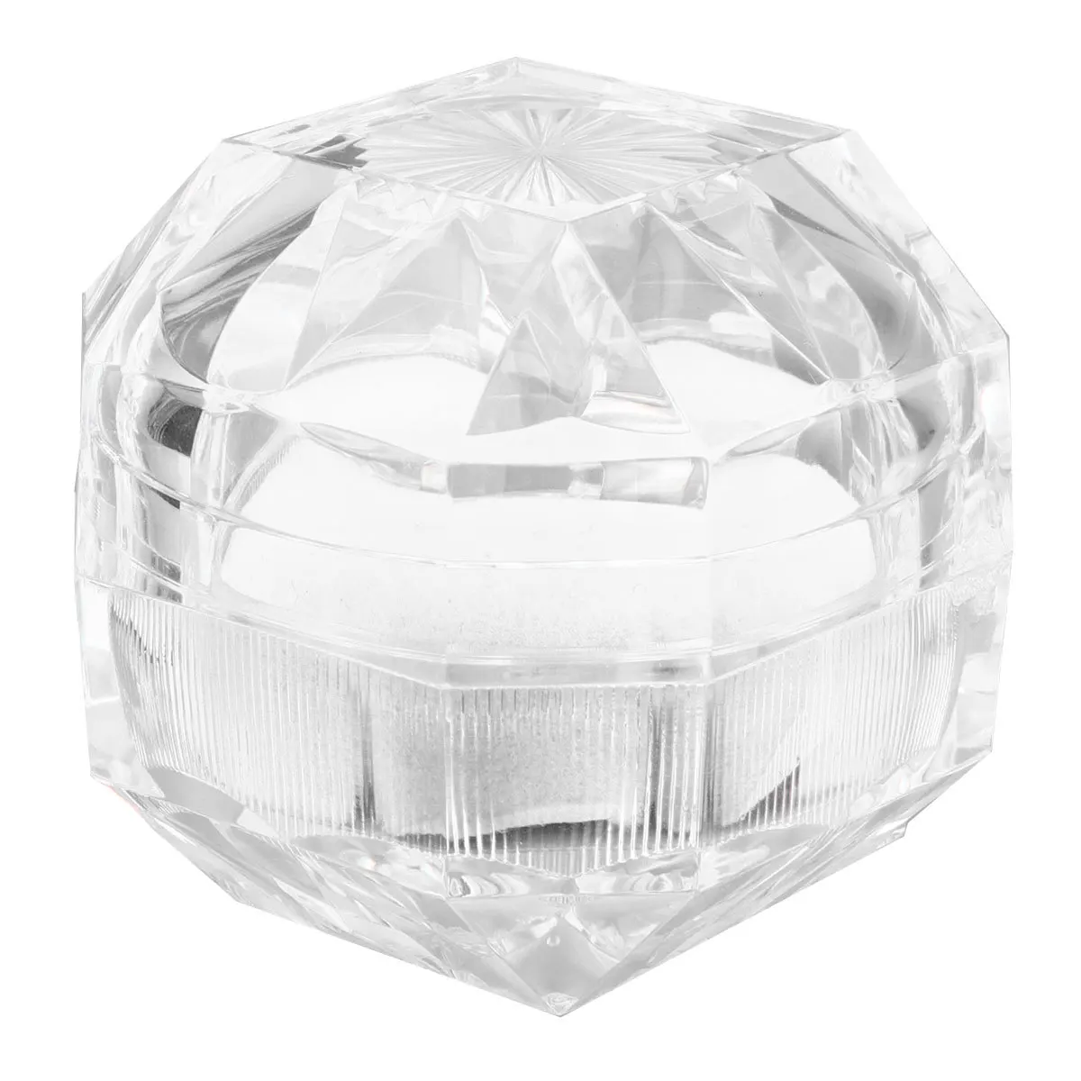 

Ring Box Transparent For Stud Earrings Rings Jewelry Packaging Case Gift Organizer Wedding Birthday Present