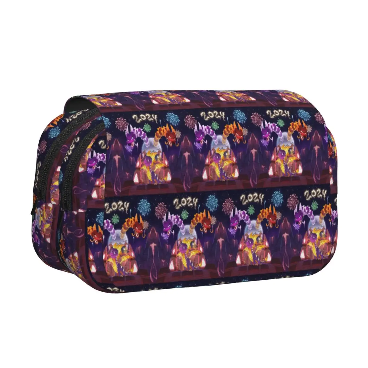 Ice Spyro Pencil Case Pencil Pouch Hard Shell Leather Large Capacity Pen Box Pencil Bag for Students School