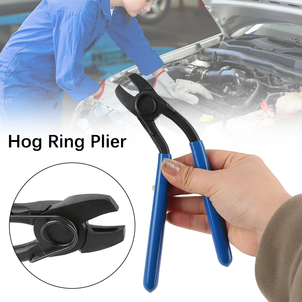 Closing Spring Hog Ring Plier Hog Ring Plier Bent Head Curved Open Angled Removal Install Repair Tool Arched Ring Removal Plier