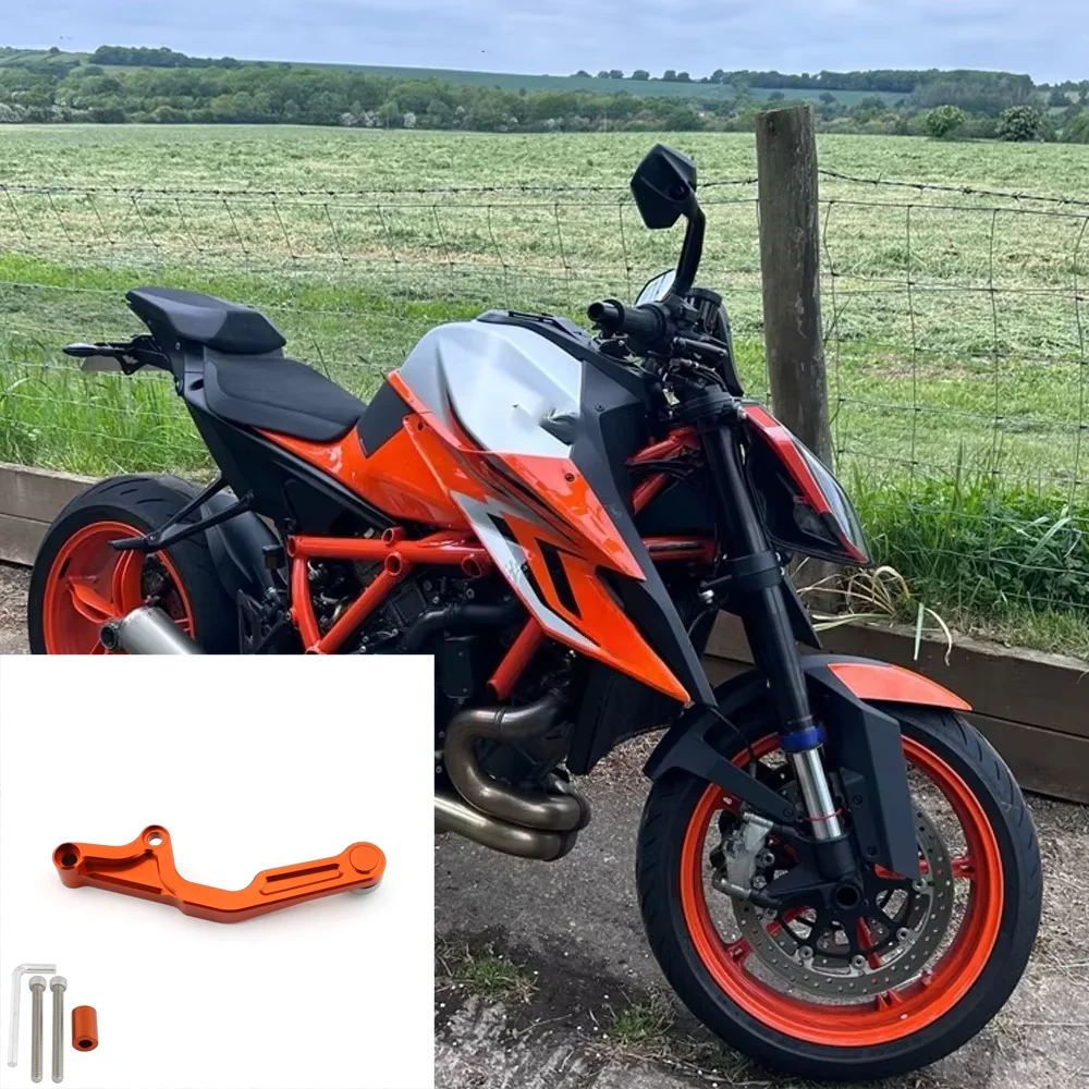 Für KT-M 1290 SUPER DUKE R/V3/EVO/RR Gen3 2020-2024 SUPERDUKE 1290 Motorrad Getriebestabilisator Halterung Schalthebelstütze