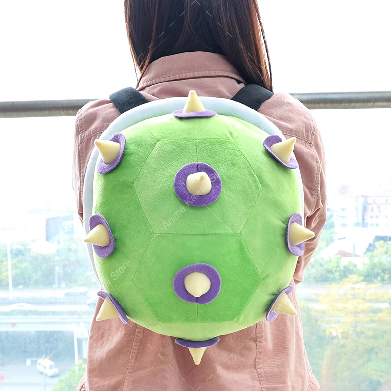 12'' Super Bros Bowser Koopa Troopa Backpack Cute Fashion Bag Student Schoolbag Anime Peripheral Backpack Kids Birthday Gift