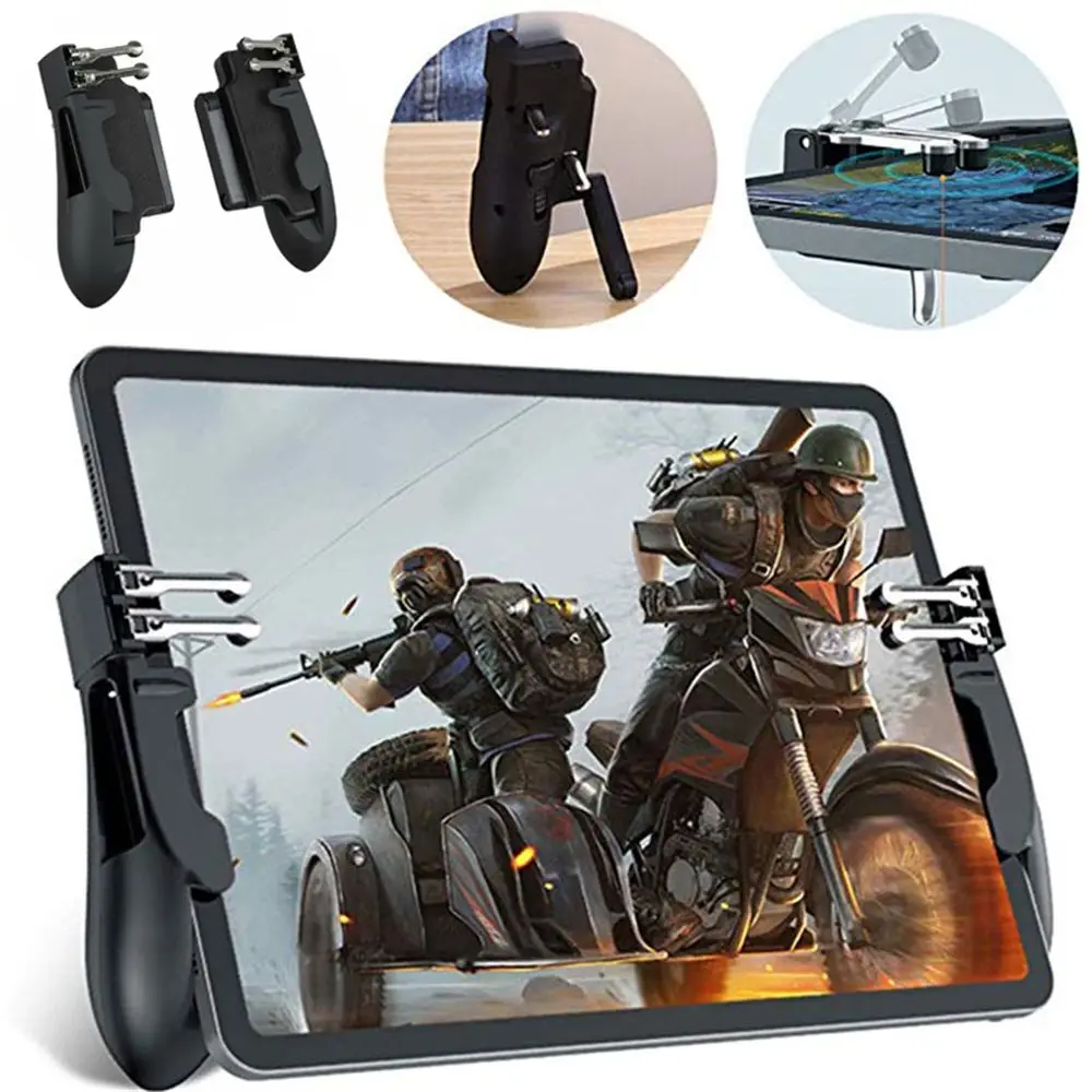 Adjustable Metal Button Trigger Android IOS Phone PUBG Game Joystick for Tablet Gamepads Controller