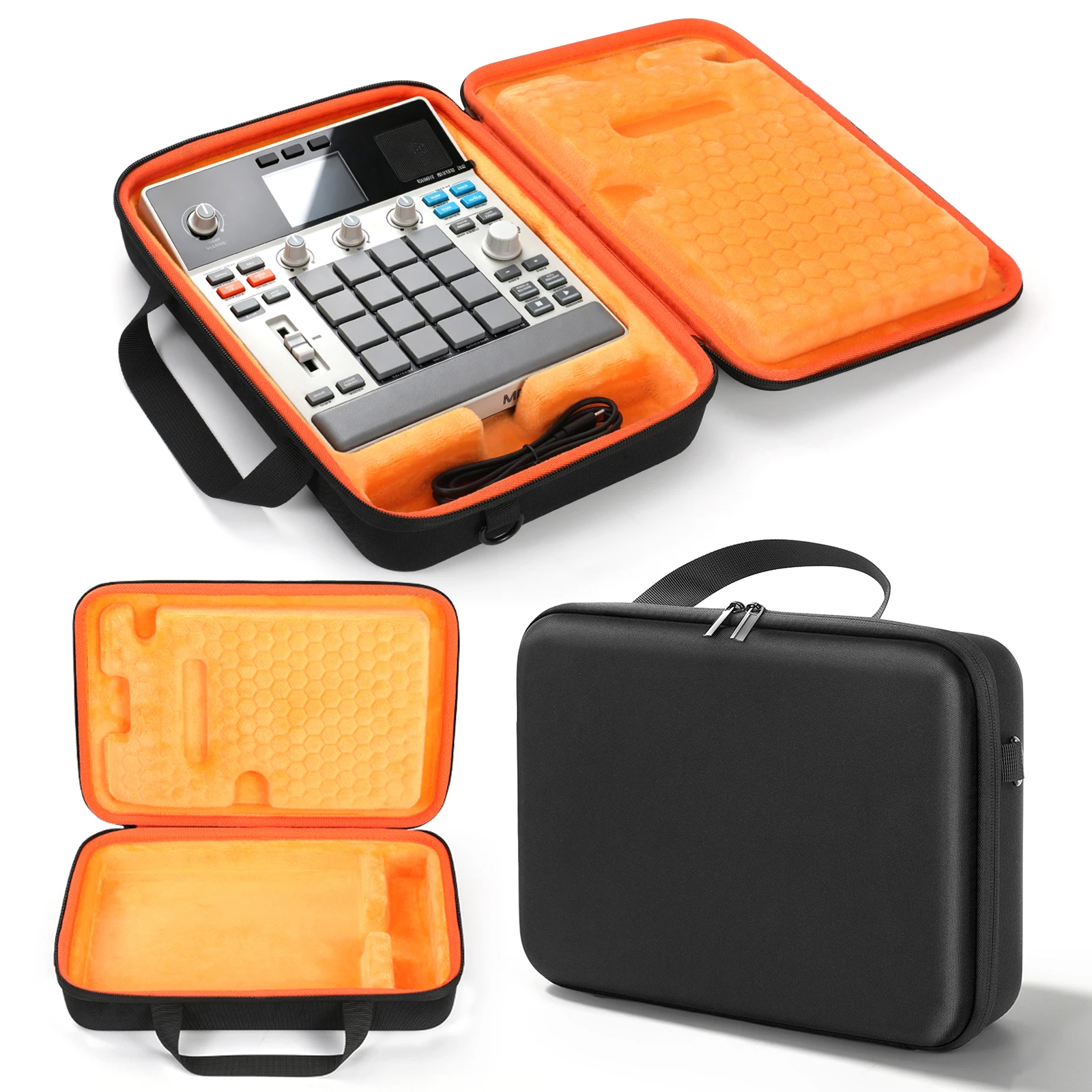 EVA Hard Shell Carrying Case for Akai MPC X Waterproof Shockproof Storage Bag with Shoulder Strap