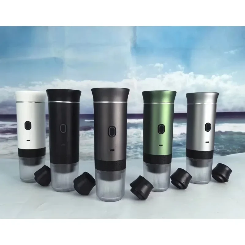 Portable Coffee Maker With Self- Heating  Travel Drip Capsule Coffee Espresso Machine  Mini Portable Cold Hot Brew