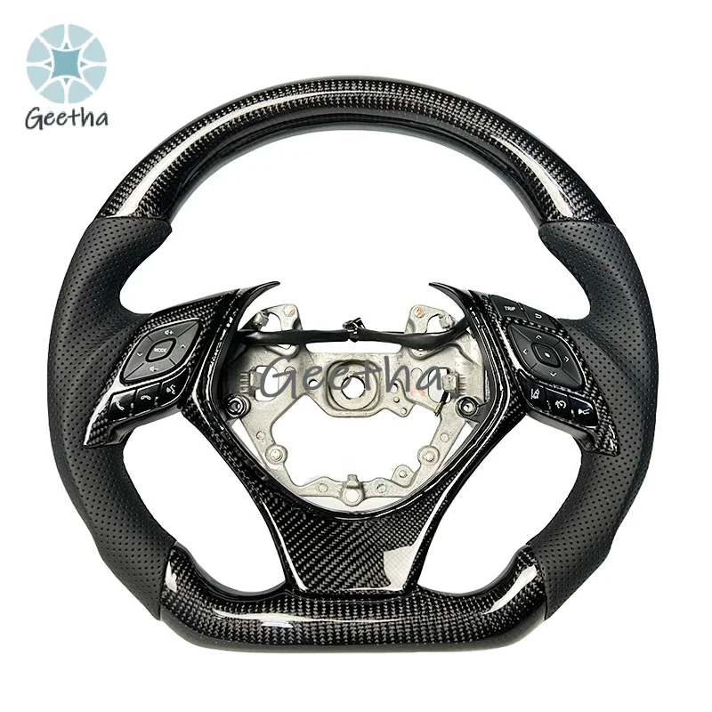 

Personalized customized genuine carbon fiber sports steering wheel For Toyota CHR modified carbon fiber steering wheel