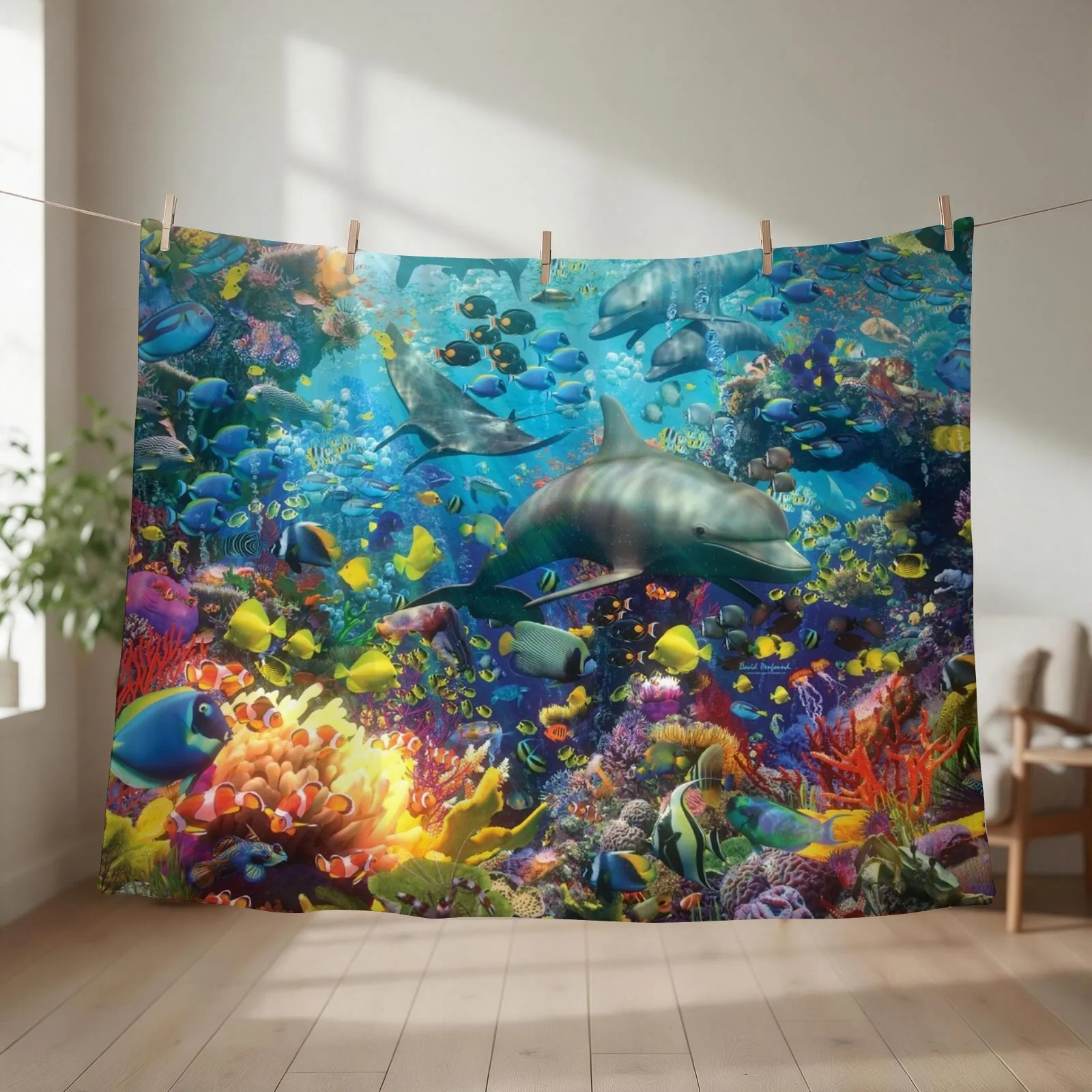 The Red Sea Throw Blanket