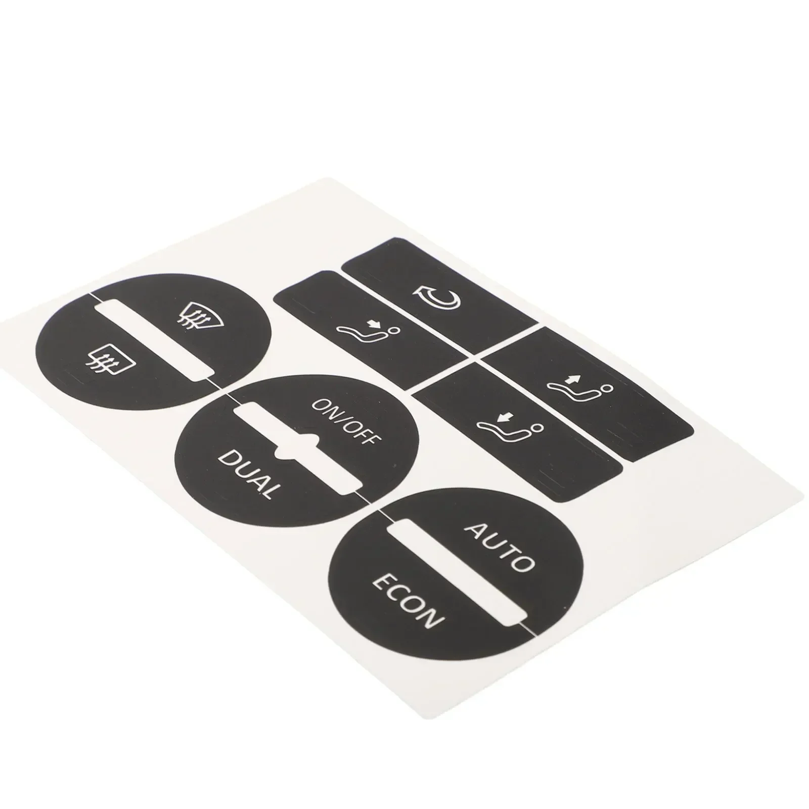 Car A/C Button Repair Stickers For GOLF Mk5 04-08 AC A/C Control Button Worn Repair Kit Decals Sticker