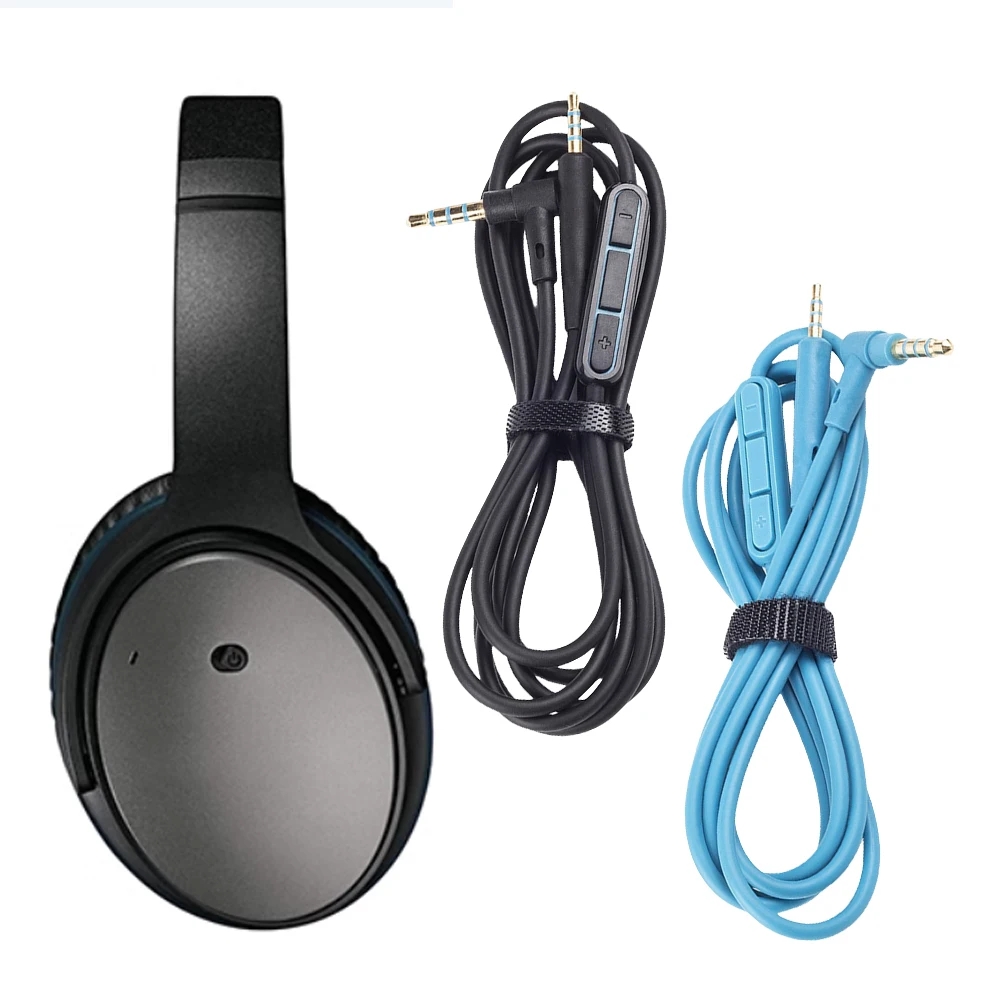 Audio Extension Cable 3.5mm To 2.5mm with Inline Mic Volume Control Extension Wire Audio Cable for Bose QC25/QC25i Headphones image 3
