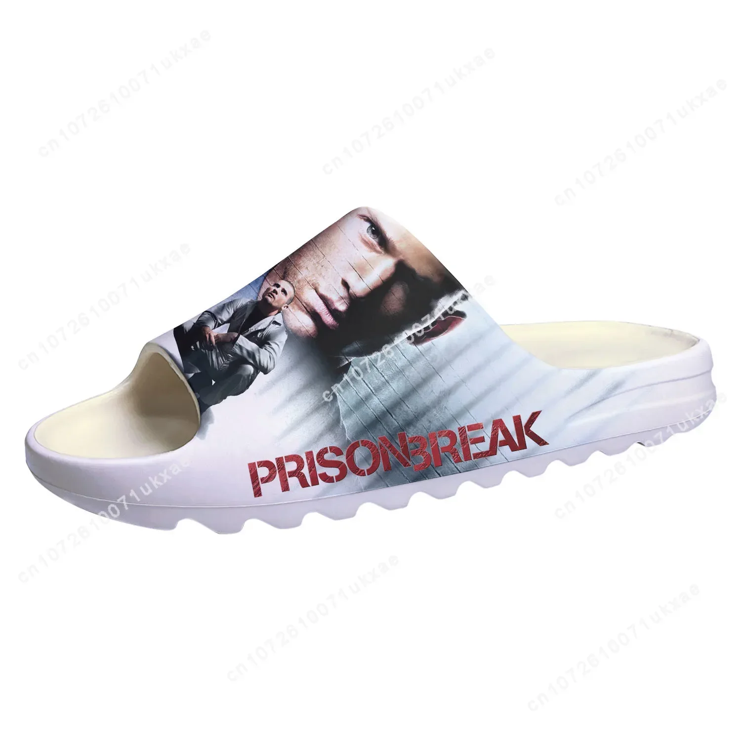 Prison Break Soft Sole Sllipers Home Clogs Customized Step On Water Shoes Mens Womens Teenager Step in Sandals