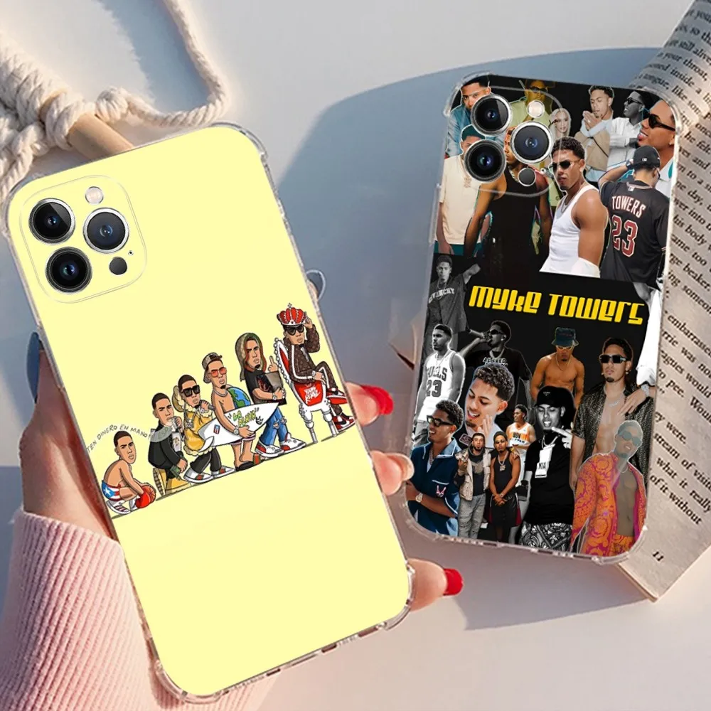 Rapper M-Myke T-Towers Phone Case For IPhone 16 15 14 13 12 Mini 11 Pro XS Max X XR SE 6 7 8 Plus Soft Silicone Cover