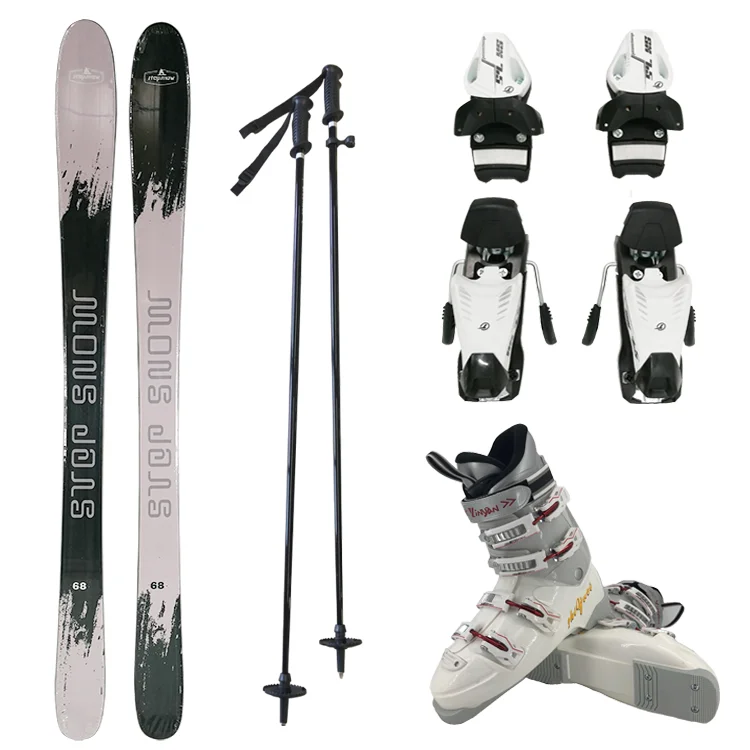 Freestyle Ski Meias Set, Adulto Oem Ski Binding and Snow Boots, Alpine Boots