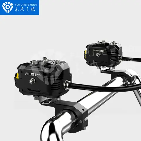 Future Eyes F150 motocyklowe światła przeciwmgielne Led pojazd elektryczny pomocnicza jazda drogowa Moto martwa wiązka żółty reflektor Super jasny