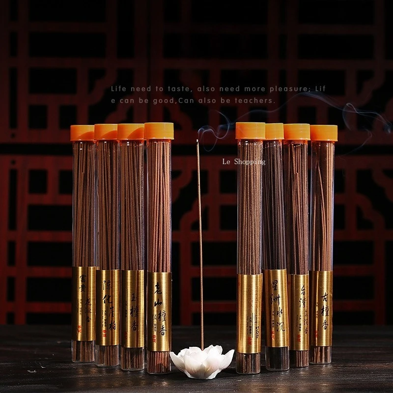 20g Natural Stick Incense Sandalwood Ambergris Cliff Cypress Worship Buddha and Sacrificial Ceremonies in Temples Joss Stick