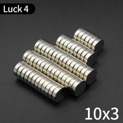 5/10/20/50/100Pcs Round Magnet 10x3mm Neodymium Mini Magnet N35 Permanent NdFeB Super Strong Powerful Magnets imans