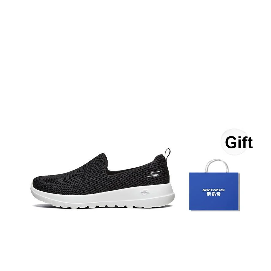 Skechers GO WALK Joy Breathable Low top Walking Shoes Women's Black 15637-BKW - view 5