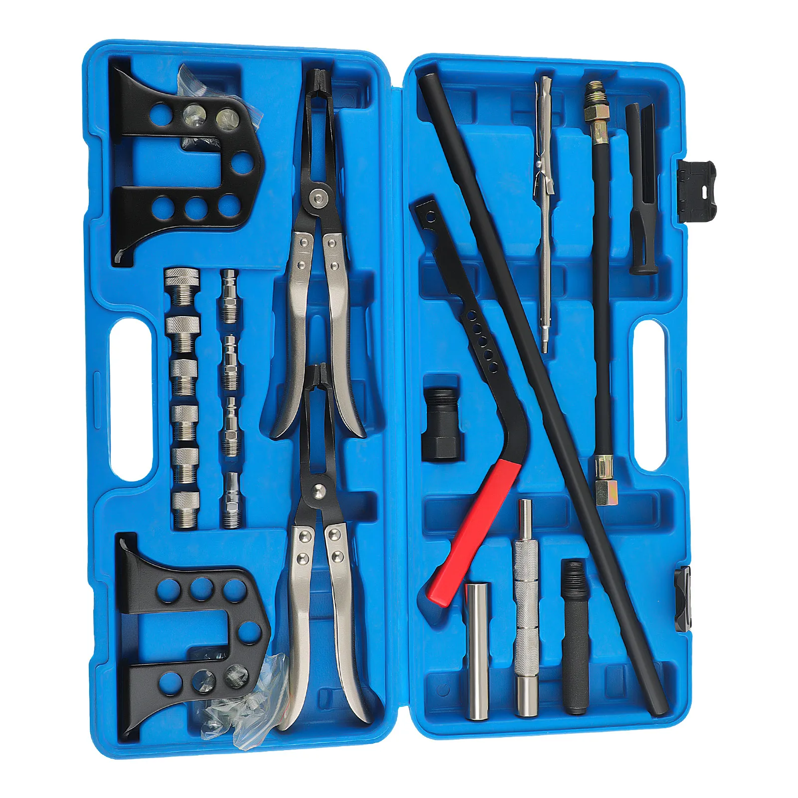 Cylinder Head Service Valve Spring Compressor install Tool kit for OHV OHC Engin