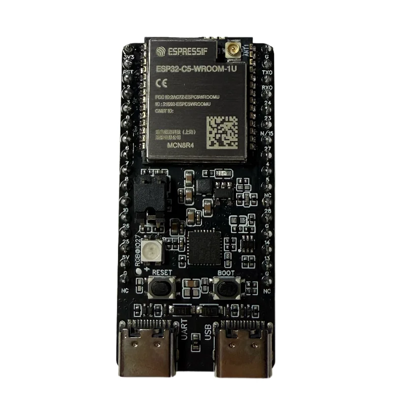 ESP32-C5-DevKitC-1 ESP32-C5 Development Kit N8R8 Dual-Core CPU 2.4GHz WiFi/BT LoRa 8MB Flash 8MB App Flash