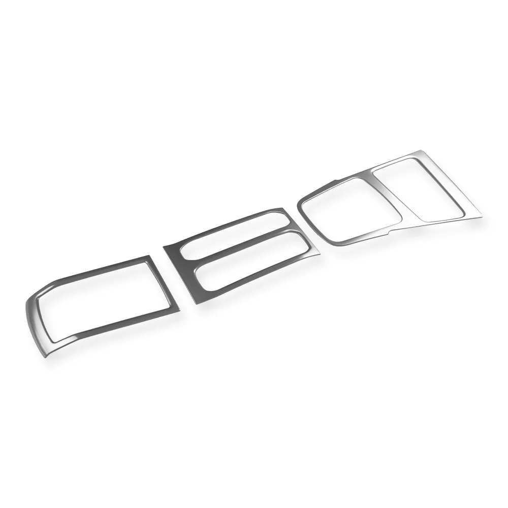 Car Accessories Stainless Steel Interior Shift Gear Panel Decoration Cover Trim For Renault  Duster 2018-2023 Chrome