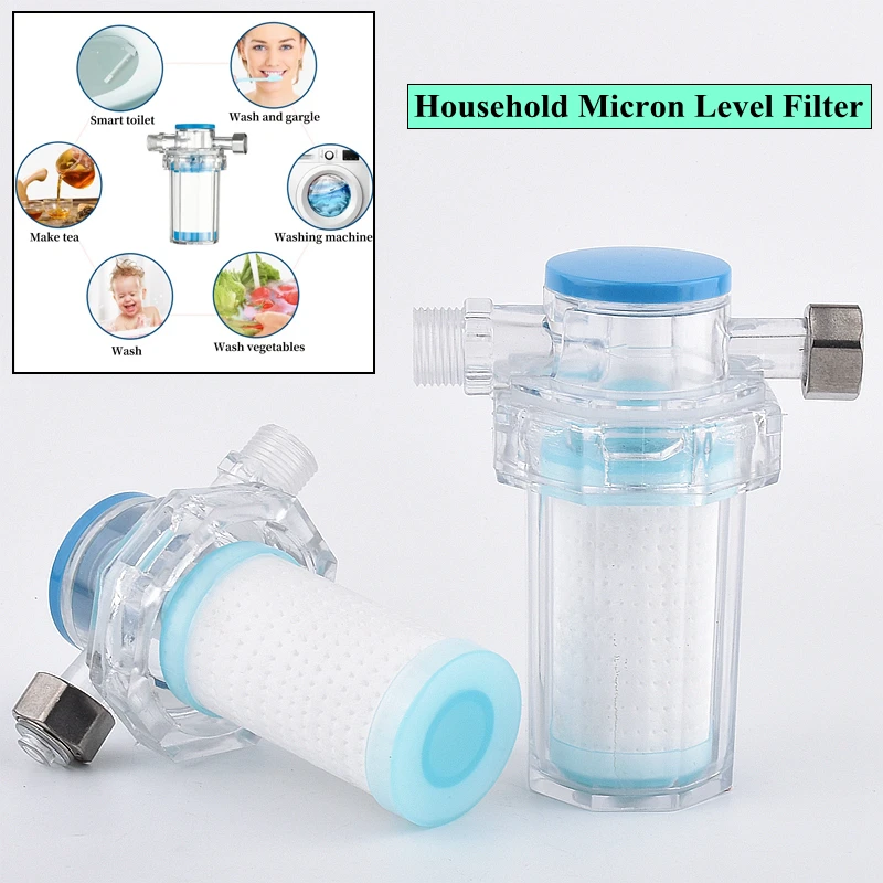 1Pc Domestic Water Filter Kitchen Stopcocks Shower Washing Machine Impurity Strainer Garden Irrigation Spray Filtration