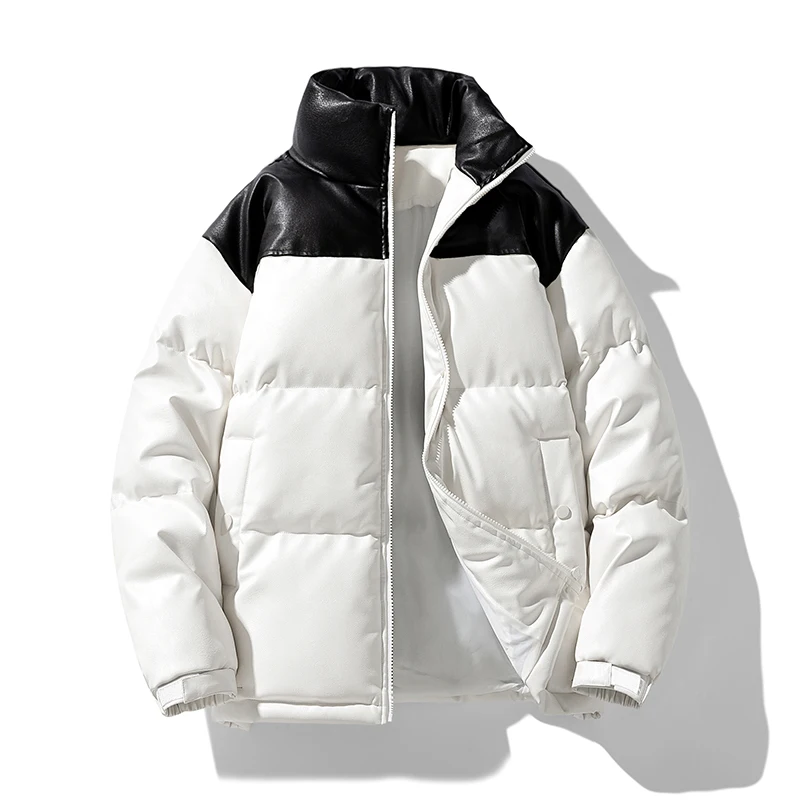 

Короткие парки для мужчин, осенне-зимняя пуховая куртка с хлопковой подкладкой, утолщенная куртка-пуховик с воротником-стойкой, новый стиль, куртка для хлеба, повседневное пальто