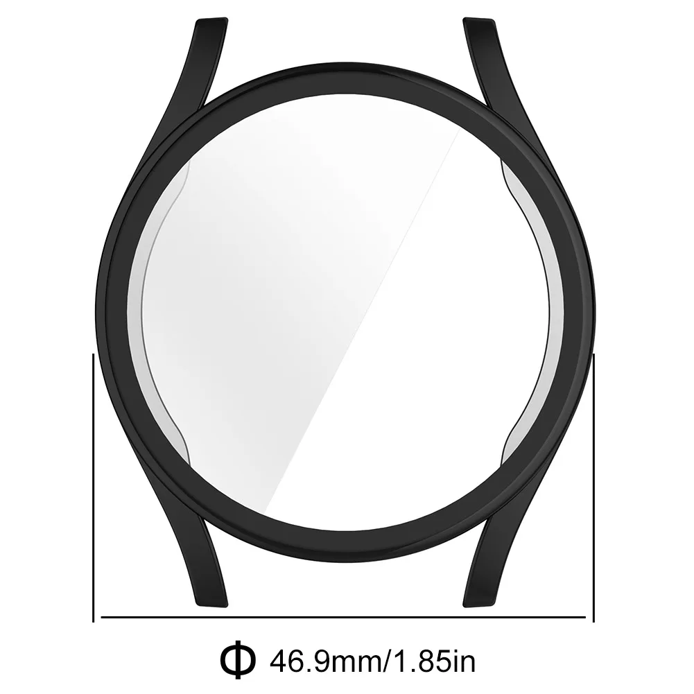 Soft TPU Full Cover For Samsung Galaxy Watch 7 40mm/44mm Screen Protector Bumper Shell Shockproof Protective Bumper Cover Case