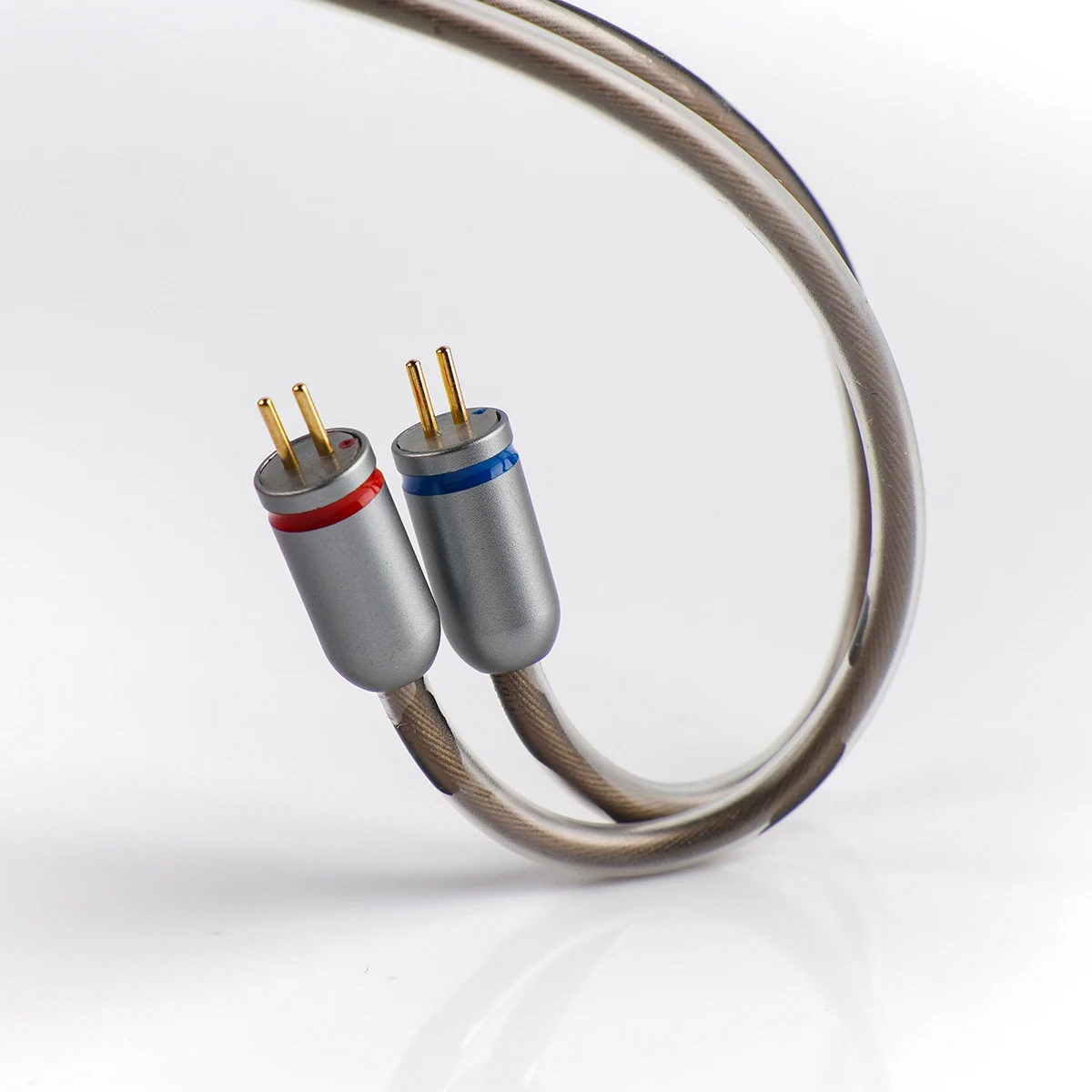 NICEHCK NX8 오리지널 케이블 프리미엄 OCC + 실버 도금 혼합 IEM 이어폰 와이어 플랫 0.78mm 2 핀, Monarch Mk2 Davinci Himalaya용