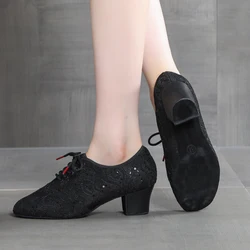 Modern Dance Sneakers Jazz Shoes Dancing Modern Footwear Belly Contemporary Gym Dancers Leisure Sports Women Adult