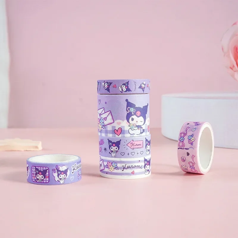 Joytop Sanrio Kuromi Cinnamoroll taśma do naklejania zestaw podarunkowy studenta urocze konto kreskówka ręka Diy dekoracja na prezent