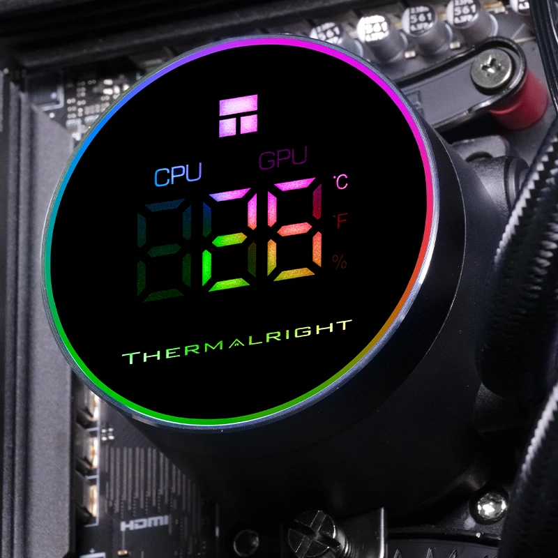 Afbeelding 3: Thermalright FROZEN MAGIC 360 DIGITALE CPU Alles-in-één digitale waterkoeler Magnetisch ontwerp met koude kop LGA1851/1700 AM5