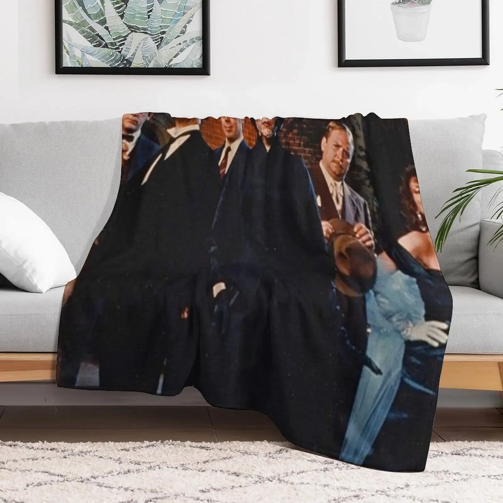 clue cast Throw Blanket Cozy Sofa Blanket for TV Watching Napping
