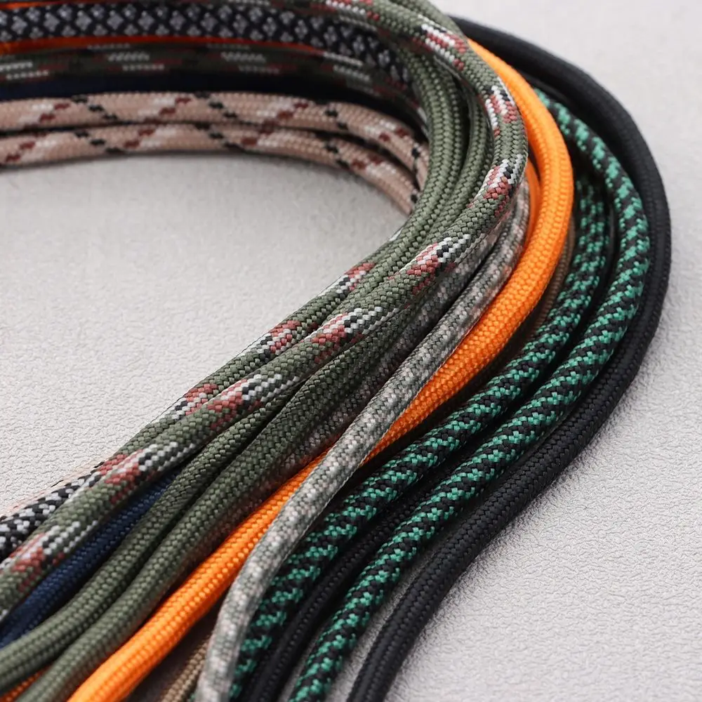 High Quality Self-Defense High Strength Key Ring Lanyard Rotatable Buckle Parachute Cord Paracord Keychain
