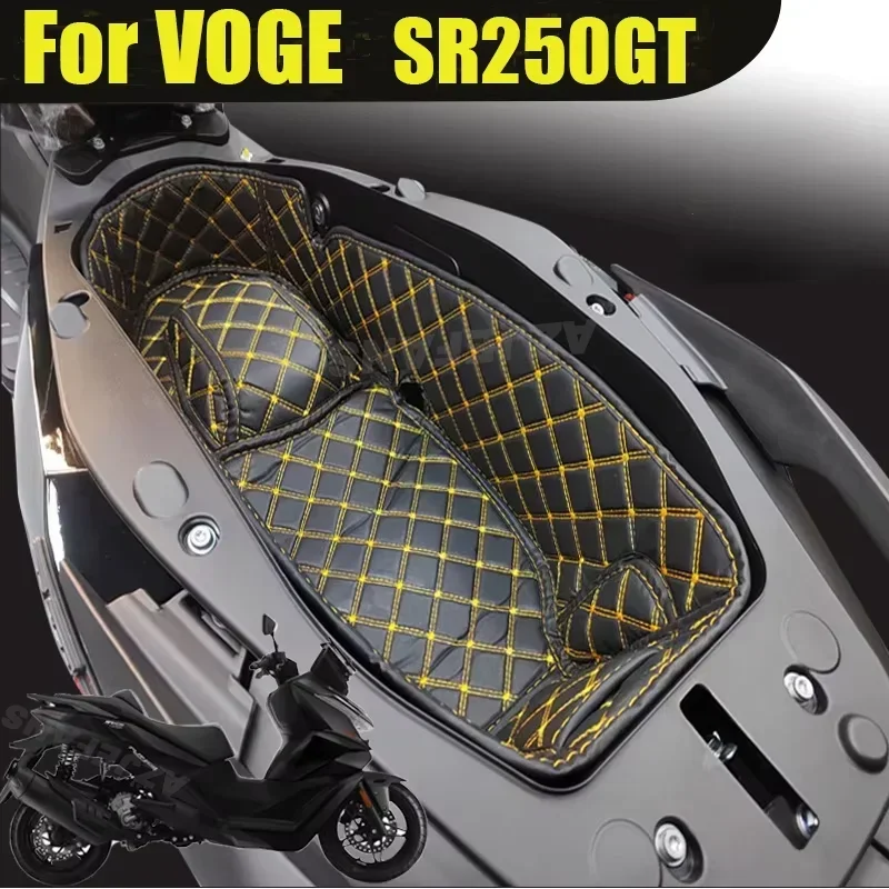 For VOGE SR250GT Motorcycle Storage Box Seat Bucket Liner Cushion Shockproof Abnormal Noise Prevent Scratches