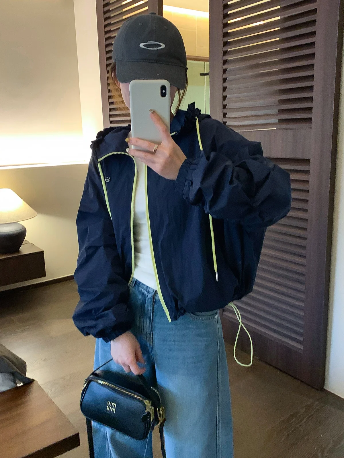 

Модная свободная женская толстовка с защитой от УФ-лучей, весна 2026, с цветовыми блоками, верхняя одежда, стройнящий топ с дизайном Love Devil Fish