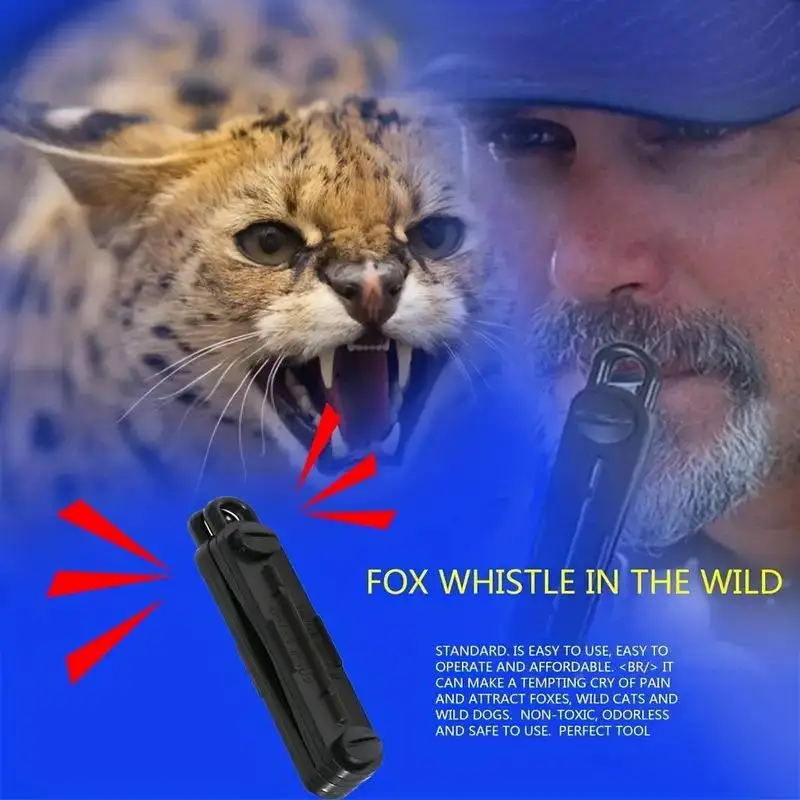 

Portable Outdoor Animal Call Whistle Fox Cat Dog Rabbit Game Caller Hunting Predator Hunting Training Accessory