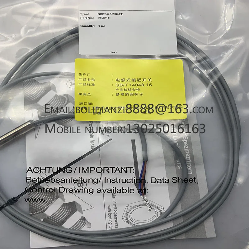 

Authentic NBB2-6,5M25-E2-V3 100% original sensor brand new in stock