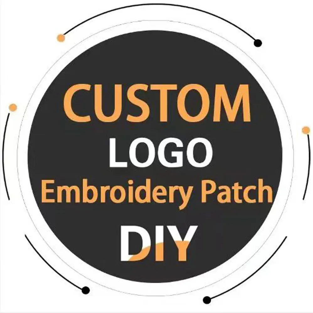 CUSTOM Embroidered Patches iron on with Hook Backing