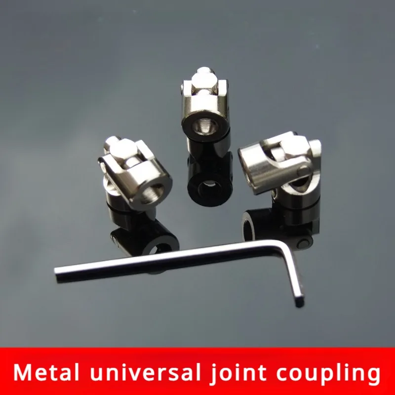 1Pcs Metal Cardan Joint 2/2.3/3mm/3.175mm/4mm/5mm/6mm/8mm/10mm Gimbal Couplings Shaft Motor Connector Universal Joint Model Part