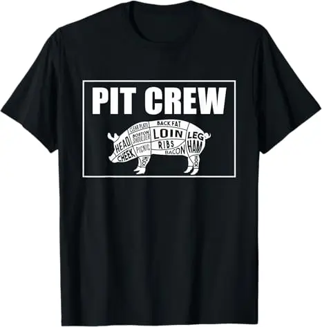 I'd Smoke That Patriotic BBQ American Flag 4th of July Herren-T-Shirt BBQ Barbeque Der beste Begleiter für PitMaster. Das Pit-Crew-T-Shirt – Detail 5