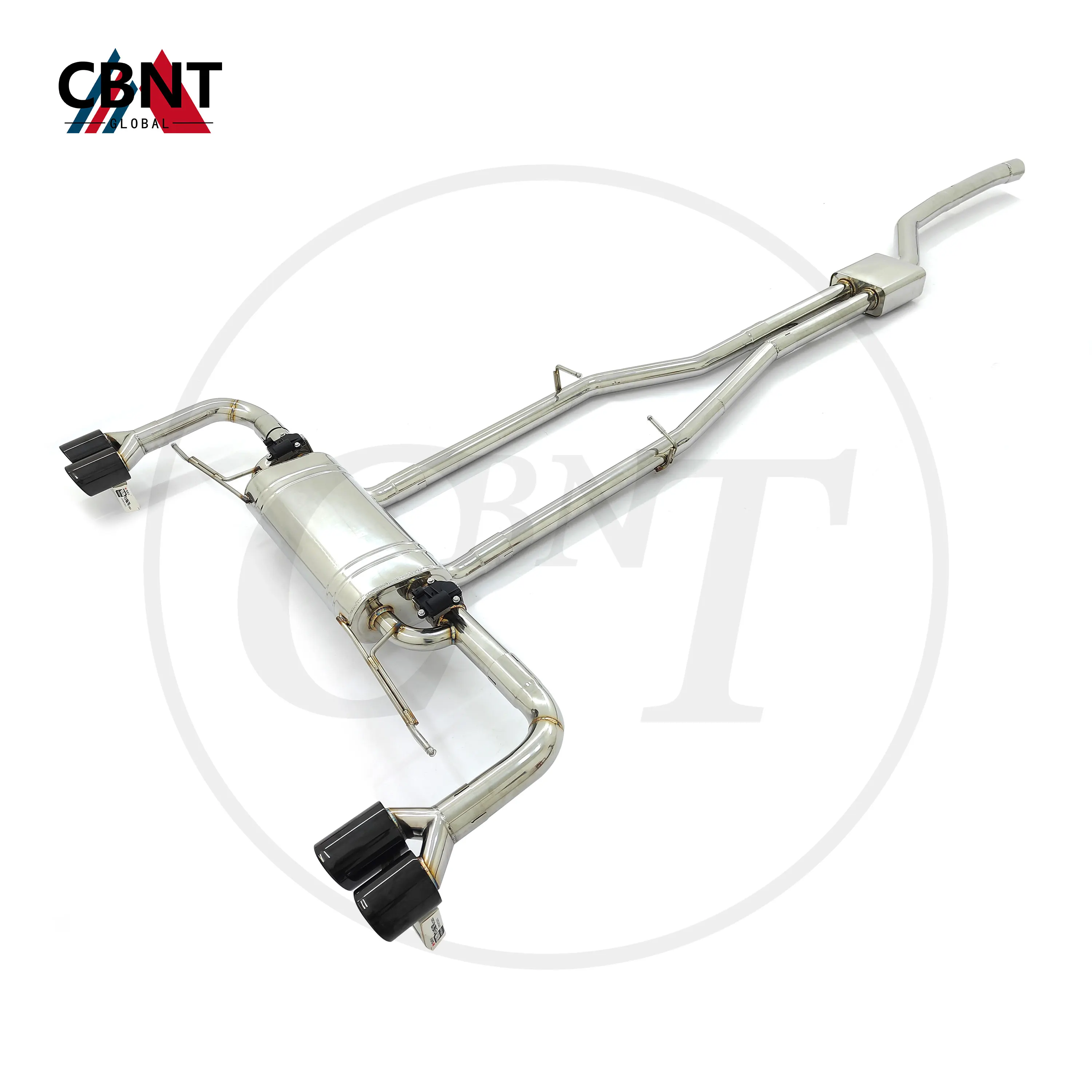 

CBNT Exhaust Catback with Valve Muffler SS304 Tuning Valved Exhaust-pipe System for BMW X5 G05 X6 G06 X7 G07 B58 3.0T 2019-2022