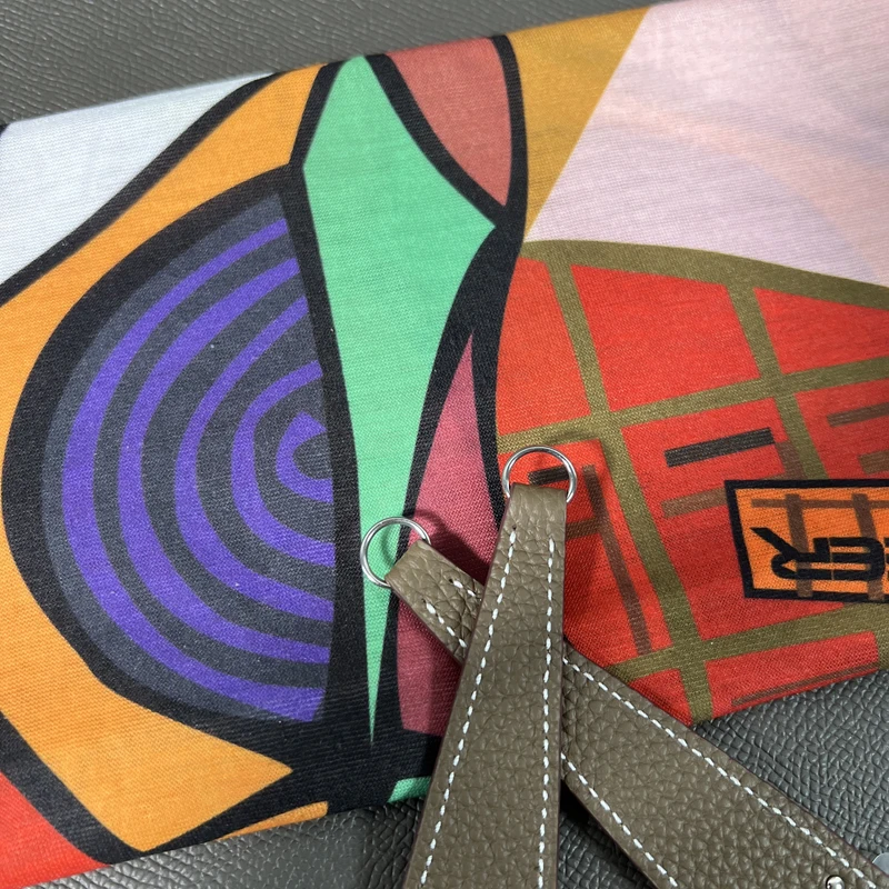 High Quality Hand-Stitched Etoupe Togo Leather Solid Steel Hardware Lindy 19 26 30 Bag Repair Zipper Head Accessories DIY