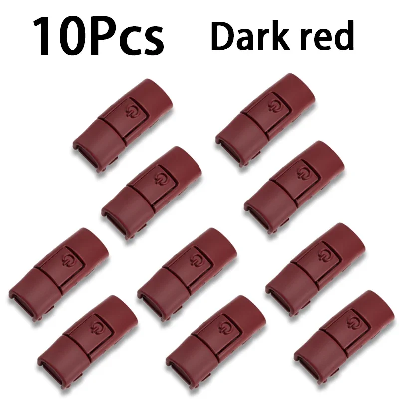 10 Stuks Nieuwe Clip Druk Gesp Schoenveters Kleurrijke Metalen Schoenveter Druk Lock Schoenen Accessoires AF1 Sneakers Kits Metalen Veters Gesp