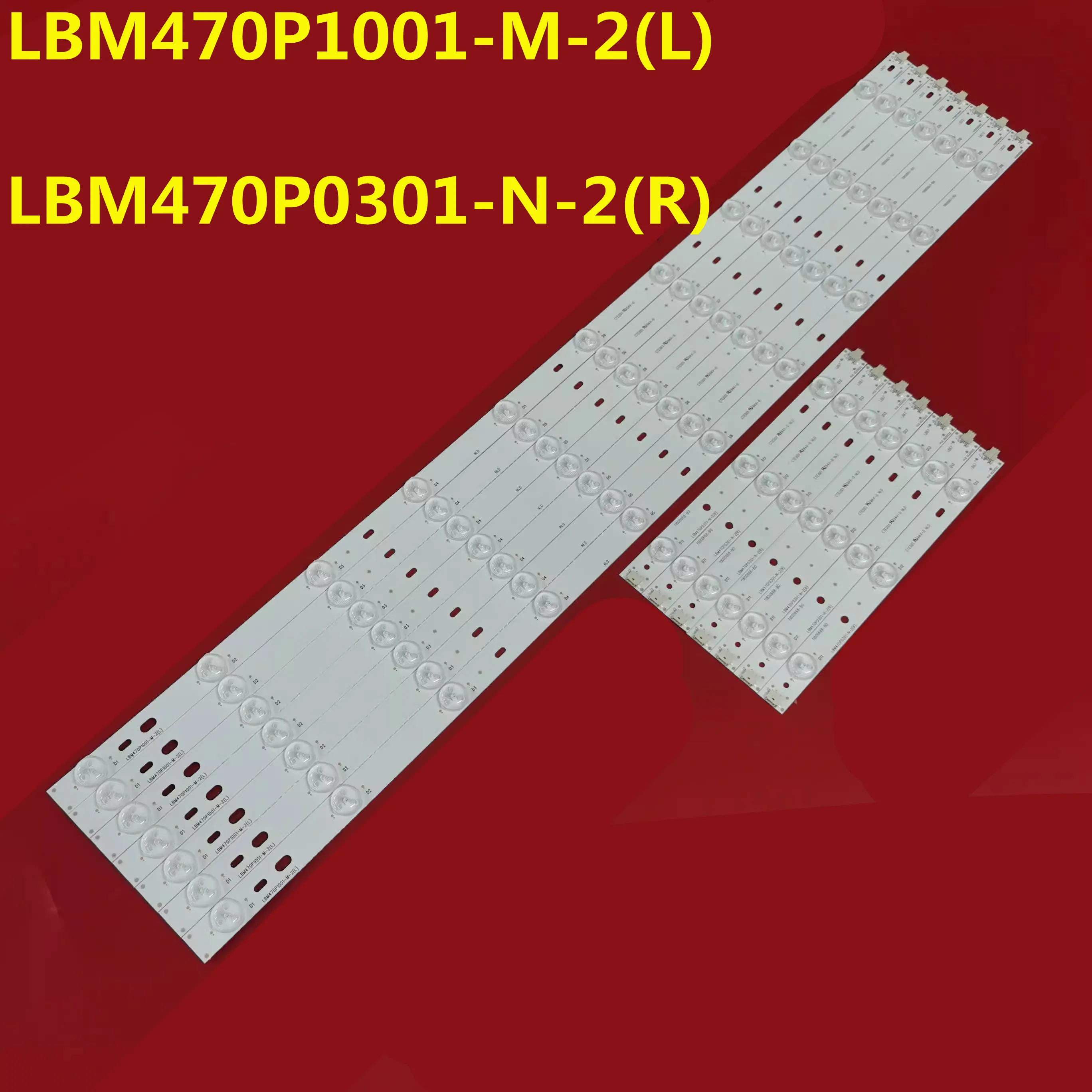 LED Backlight Strip LBM470P1001-M-2(L) LBM470P0301-N-2(R) For 47PFS7109/12 47PFK7109/12 47PFK6589/12 47PFT6569/60 47PFG5909