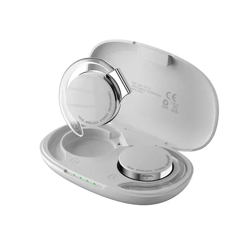 Con microfoni Sport Gancio per l'orecchio Display a LED Cuffie wireless stereo Auricolari HiFi Auricolari F2 TWS Bluetooth5.2